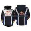 2026 Men's Red Bull 3D Print Casual Sports Hoodie