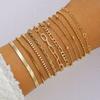 Bohemian Minimalist Multi-layer Women's Chain Bracelet Set
