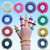 New Spiky Acupressure Finger Rings Set, Kawaii Sensory Stress Relief Fidget Toys Mini Portable Hand Massager Stress Reducer