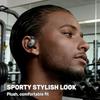 Wireless Bluetooth AI Real-time Language Translation Earphones 144 Languages Ear Hanging Headphone Translator for Travel Busine