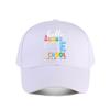 Hello School Crayon Heart Baseball Cap Fashion Unisex Sunhat Womens Outdoor Sports