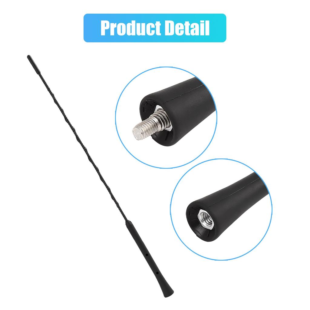 uxcell Car Signal Antenna, Radio Antenna, AM FM Antenna, Aerial Flexible Antenna, Aerial Stereo