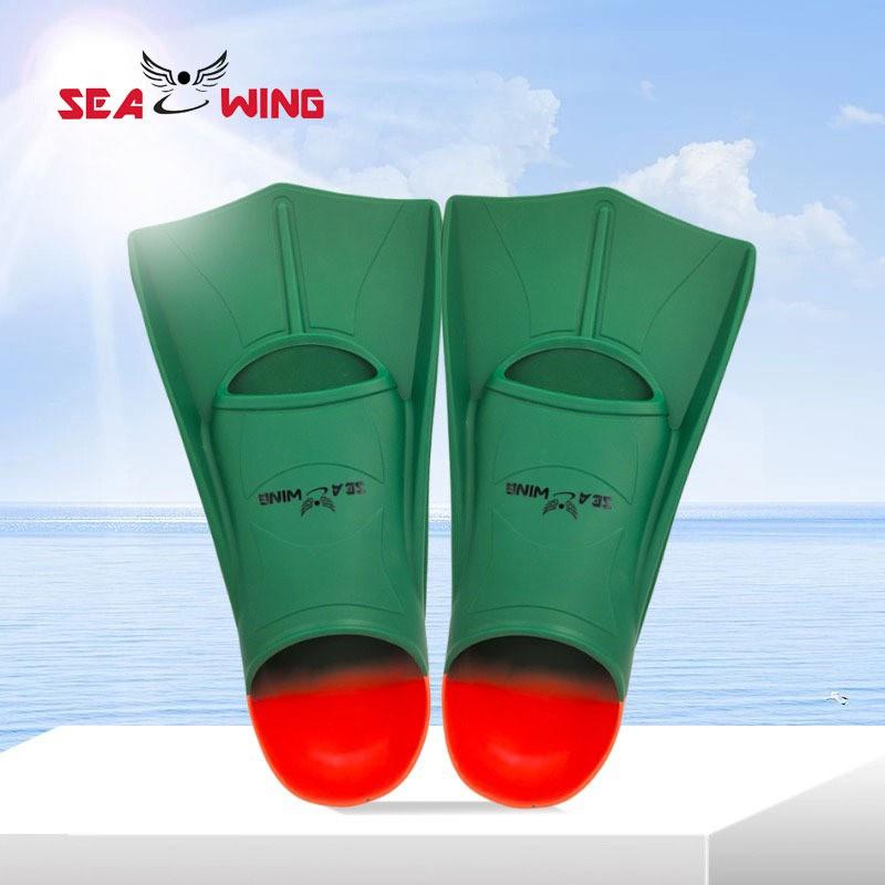 Kids Silicone Swim Fins Swimming Training Frog Kick Practice Lightweight Short Blade Dive Children Adults
