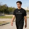 Adidas Karate Series Sports Versatile Running Training Fitness Comfortable Breathable Short Sleeve T-Shirt Unisex Tops CLTS26K1-BW