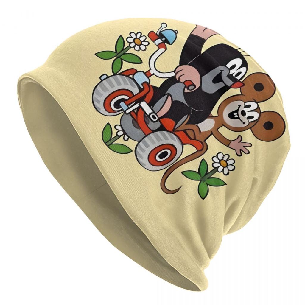 Cartoon Czech The Little Mole Bonnet Beanie Knit Hat Unisex Women Fashion Unisex Krtek Krtecek Warm Winter Skullies Beanies Caps