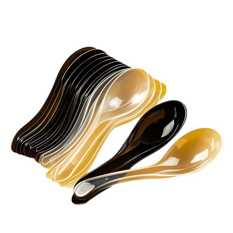 Transparent Disposable Soup Spoons