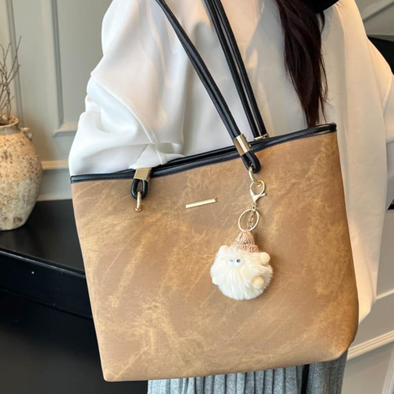 Women's Bag Autumn New Large-capacity Student Class Commuter Bag Portable Tote Bag Underarm Shoulder Bag
