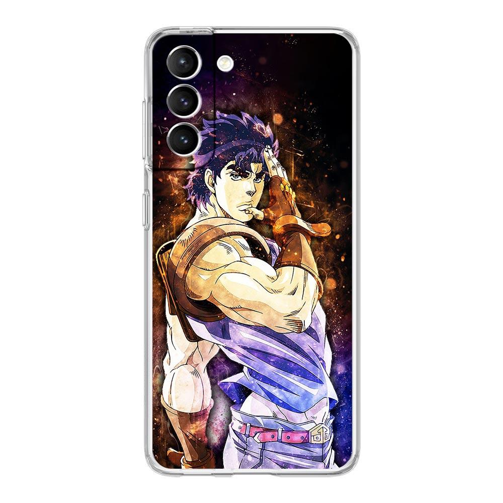 Husa de telefon Jojo Bizarre Adventure pentru Samsung Galaxy S22 5G S20 Ultra S21 FE 5G S10E S9 S8 S10 Plus Note 20 10 Husa din spate transparenta
