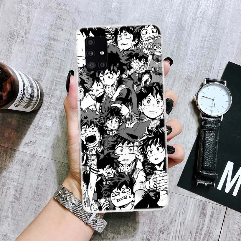 My Hero Academia Izuku Deku Phone Case For Samsung Galaxy A52 A53 A12 A13 A22 A23 A32 A33 A72 A73 A42 A02S A03S 5G A50S Cover Co