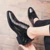 Scarpe Aumento Altezza Uomo Più Alto Ascensore 6CM Soletta Invisibile per Quotidiano Uomo Aumentato Altezza Matrimonio Oxfords Ufficio Maschile