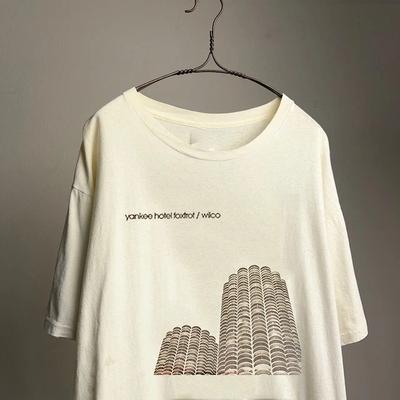 Camiseta Unissex de Algodão da Banda WILCO YANKEE HOTEL FOXTROT HH947 Camiseta Unissex
