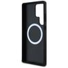 BMW Leather Oversized Stripes MagSafe Case for Samsung Galaxy S25 Ultra Black