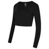 Gym King Womens/Ladies Luxe Scoop Neck Slim Crop T-Shirt