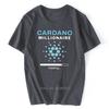 Cardano Cryptocurrency Crypto Coin Millionaire Tshirt Alternative Men Tops Oversized Cotton T Shirt Streetwear Harajuku Tees