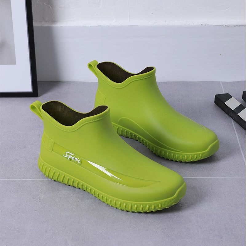 Модные непромокаемые туфли с коротким стволом. Мужская противоскользящая — фото 5