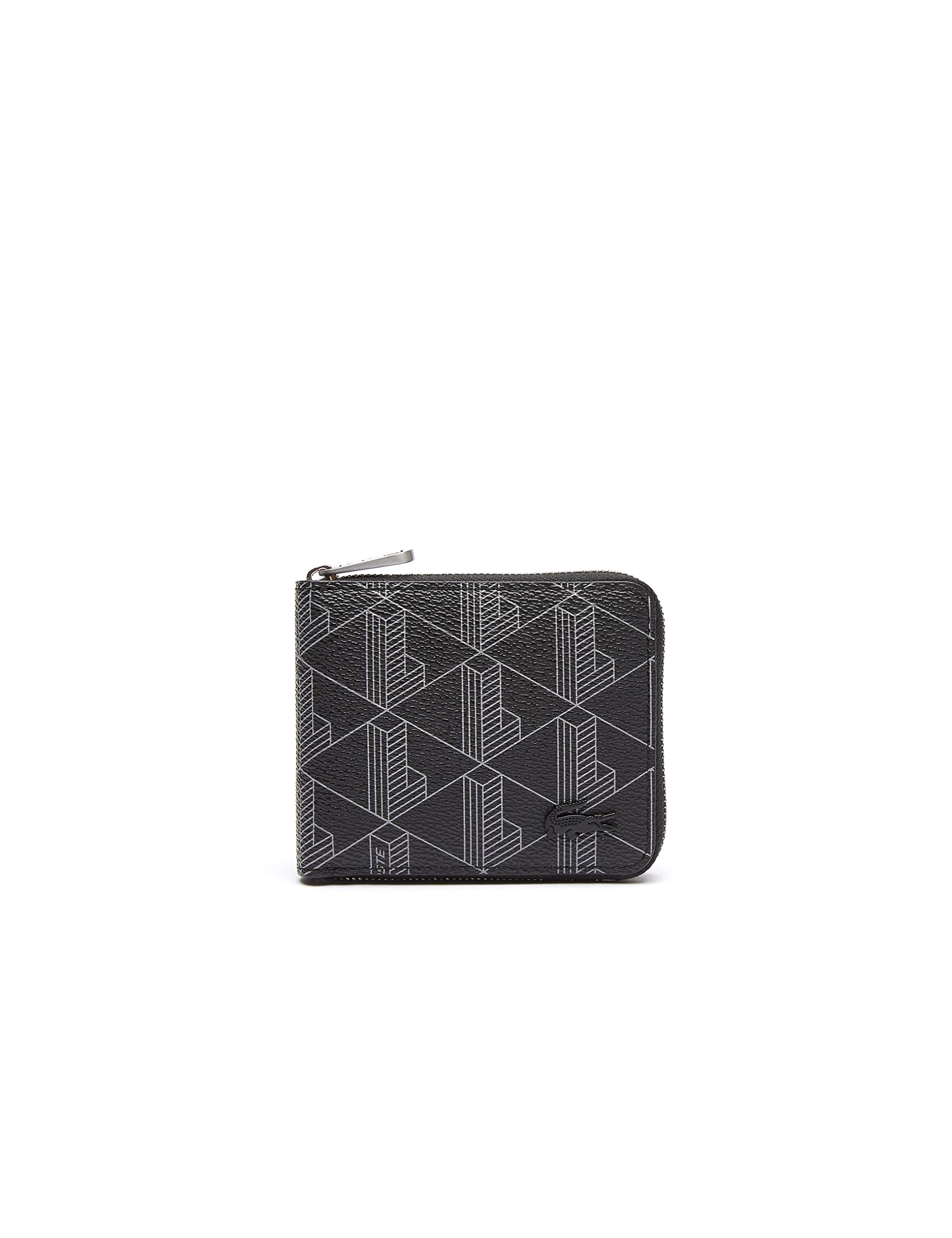 

The Blend Monogram Small Zip Wallet [Lacoste] [Official] чорний
