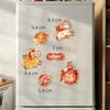 Traditional Chinese Designs New Year Fridge Magnets Durable Whiteboard Decoration Lucky Fridge Magnets Refrigerator Magnets