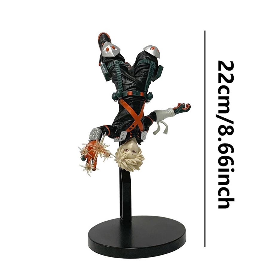 18cm Boku No Hero Academia Anime Figure Bakugo Katsuki Action Figure Midoriya Izuku/Todoroki Shoto Figurine PVC Collection Toys