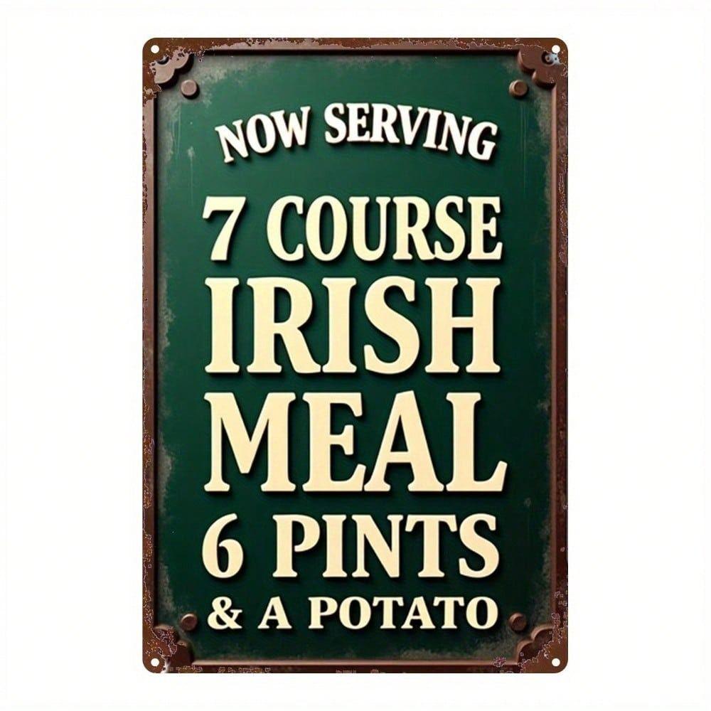Tin Sign Art Metal Wall Decor 20x30cm Retro Vintage Painting