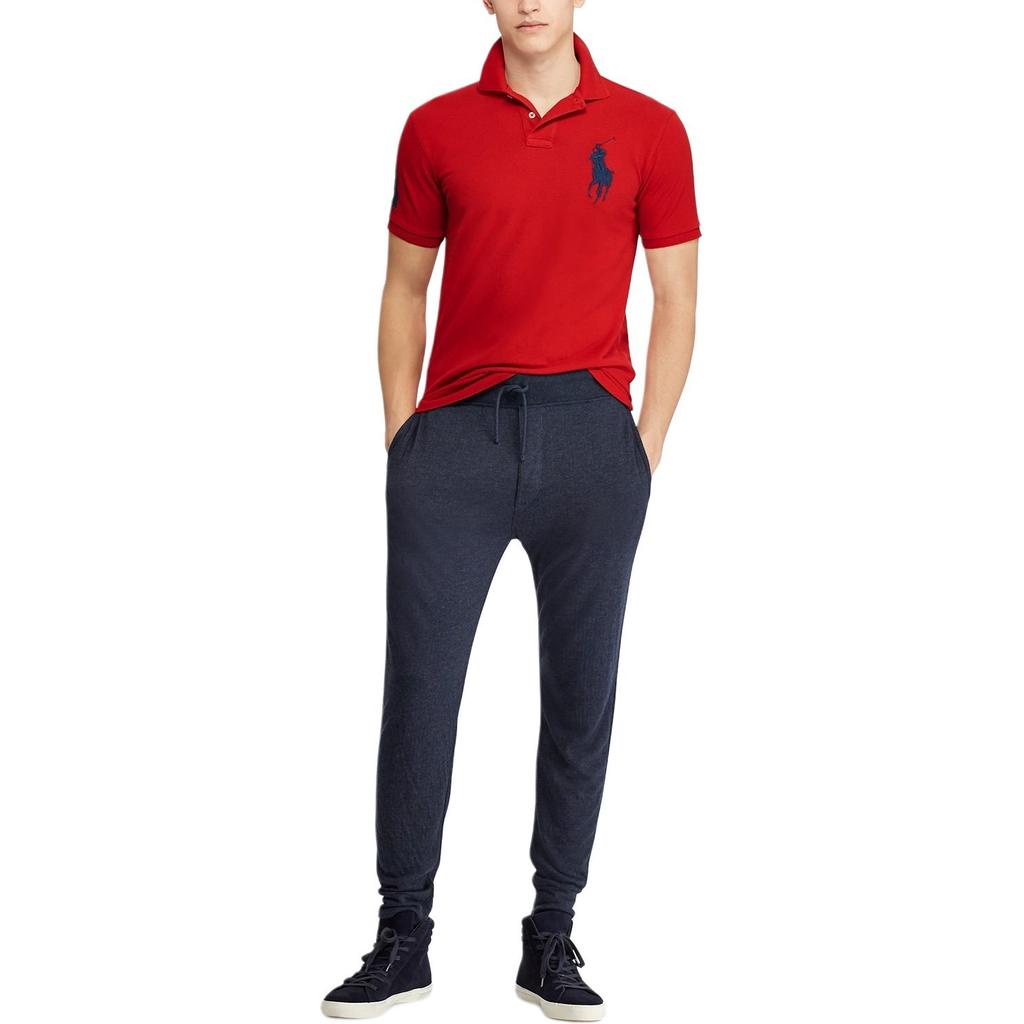 Polo Ralph Lauren Logo Vyšívané Slim Fit Polo tričko s krátkým rukávem Pánské topy 710688969-005