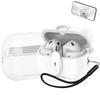 For Samsung Galaxy Buds3 Pro/Buds3 Case Switch Lock Earbuds Cover with Stand and Lanyard