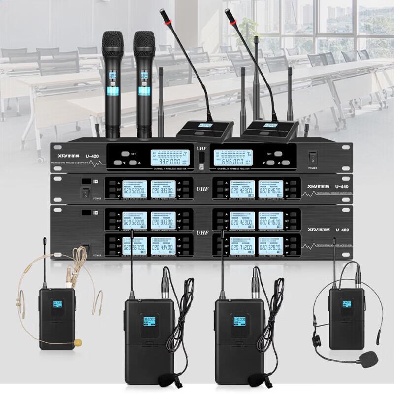 Xun Er Wei U-440L Wireless Gooseneck Conference Microphone System (CN version)