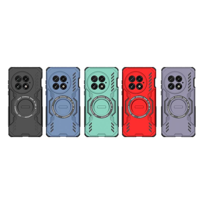 Für Oneplus 13 Hülle Abdeckung Oneplus 13 Capas Handy Rückseite Ringförmig Magnetisch Hart Stoßfest Magsafe Kabelloses Laden Fundas Oneplus 13