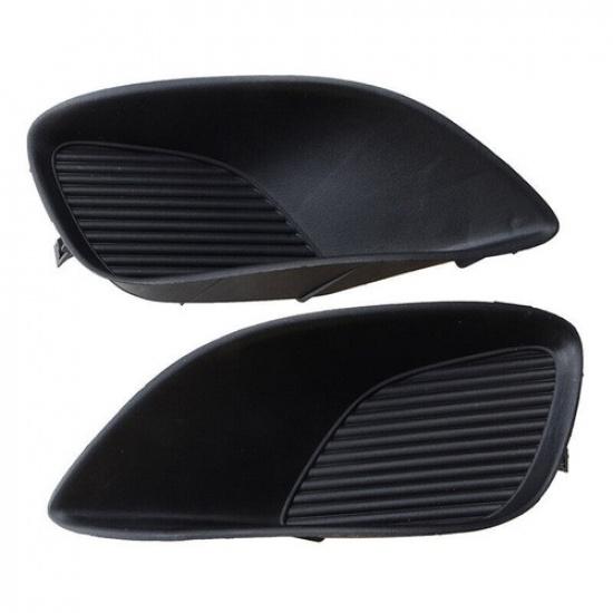 1Pair Driver + Passenger Side Fog Light Cover Fits 2007-2011 Toyota Yaris Sedan