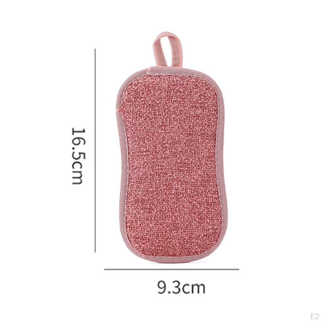 6 Paket Temizleme Süngeri Mutfak Kokusuz Yıkanabilir Mikrofiber Bulaşık Havlusu Bezleri