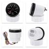 Digital Pointer Oil Pressure Gauge 7 Color Oil Pressure Meter Indicator with 0-10Bar Oil Pressure Sensor for Marine Yacht Boat
