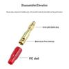 Audiophile 4mm Gold-Plated Banana Plug Oxygen-Free Copper Speaker Connector