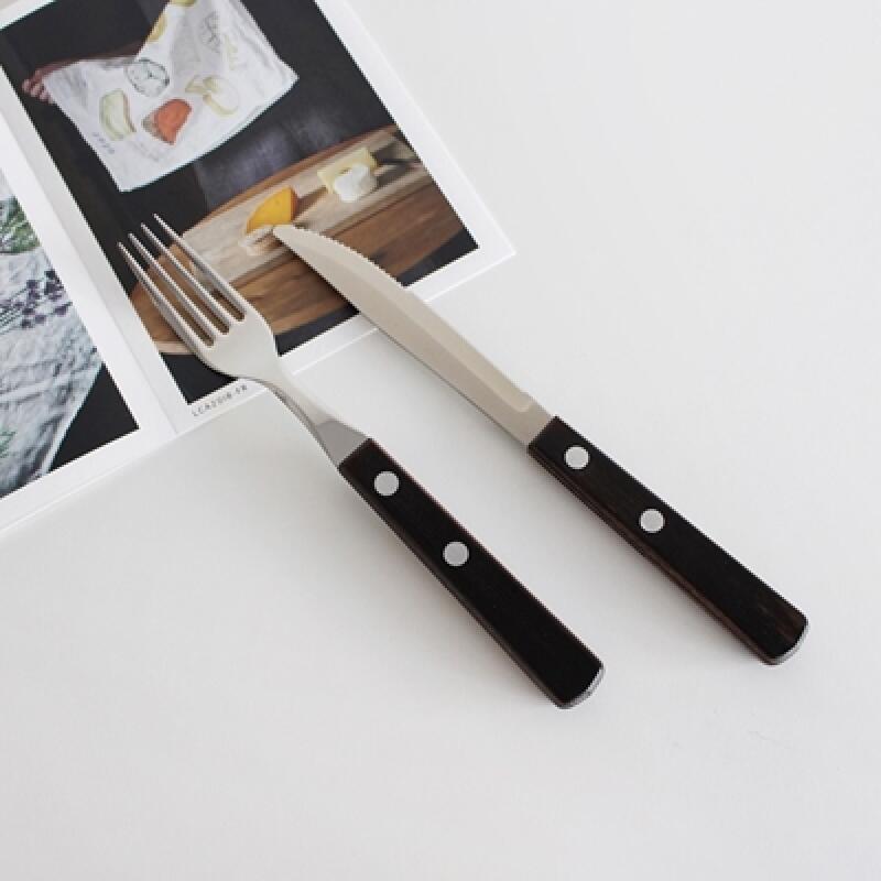Brazilian wood handle cutlery
