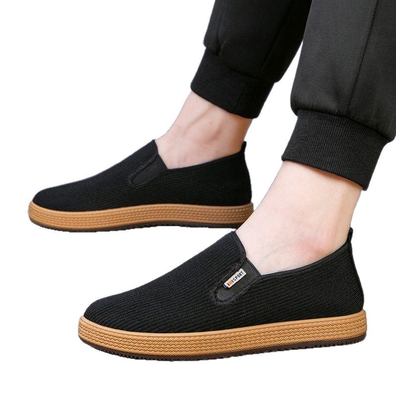 Spring and Autumn Cloth Shoes Summer Breathable Light Wormwood Deodorant Casual Shoes Retro Cloth Shoes
