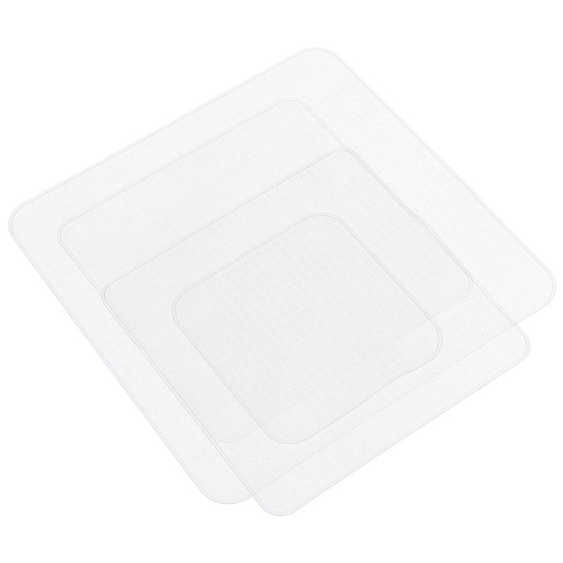 4 Pezzi Coperchi Estensibili in Silicone Riutilizzabili Coperchio per Ciotola Alimenti Avvolgimento Sottovuoto Sigillo Coperchio per Alimenti