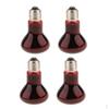 4x Terárium pro plazy Vivárium Topná lampa Patice E27 UVA Výhřevná 50W