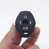 Silicone Key Case with Double-Line Hemisphere Pattern for BMW 3, 5, 7 Series X3 X4 X5 X6 Remote Control Keys