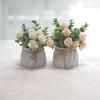 Faux Rose Flowers with Pots for Indoor Decoration Artificial Flower Potted Plant for Living Room Bedroom or Party Use