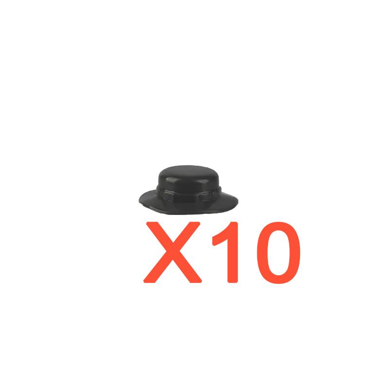 Building Blocks Accessories Military Figure Fireman Pilot Football Player Helmet Navy Cowboy Hat Oxygen Bottle Brick Toy K060