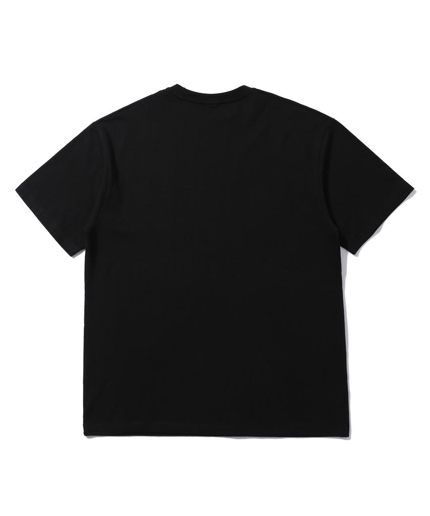 Sseochi410 Pixel Effect Short Sleeve T-Shirt Black