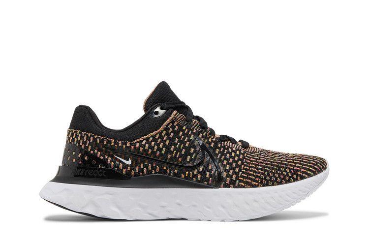 Nike React Infinity Run Flyknit 3 Black Blue Glow Pink Prime