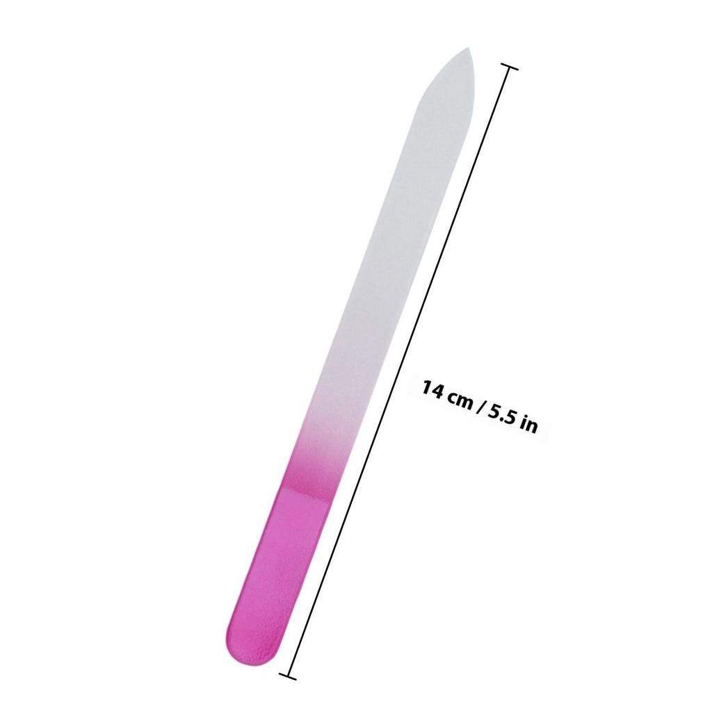 3Pcs High Quality Glass Nail Files Fine To Medium Grit for Safe Shaping Polishing Natural Nails Perfect Pedicure Manicure Tool