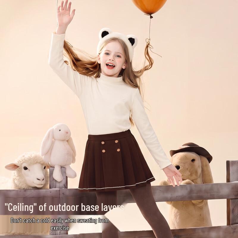 Miiow Kids Lyocell Thermal Long-Sleeve Shirt with Camellia Oil