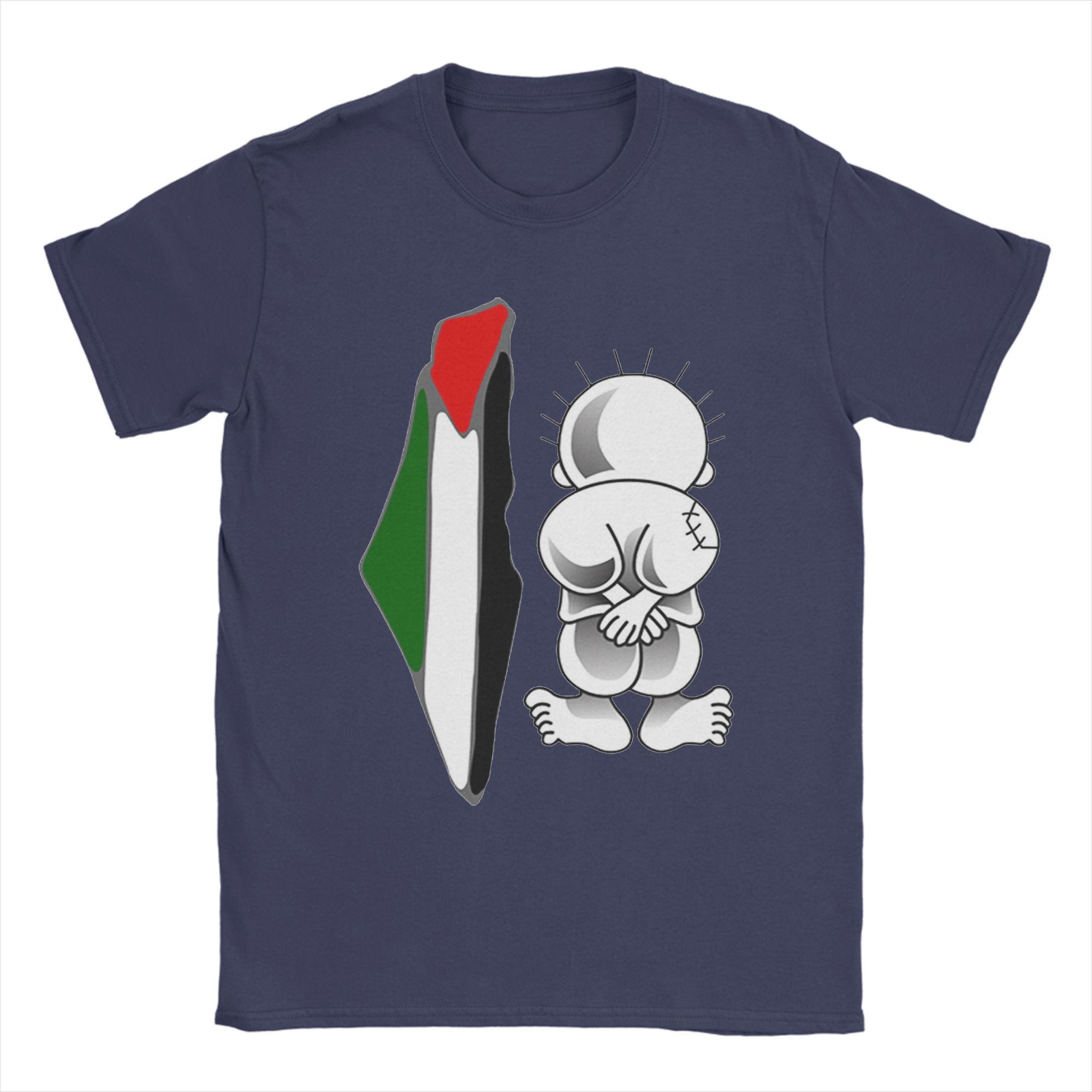 

Handala Palestine T-Shirt Summer Palestinian T-Shirts Men Cotton Round Neck Oversized Tees Short Sleeve Streetwear Tshirt 4XL