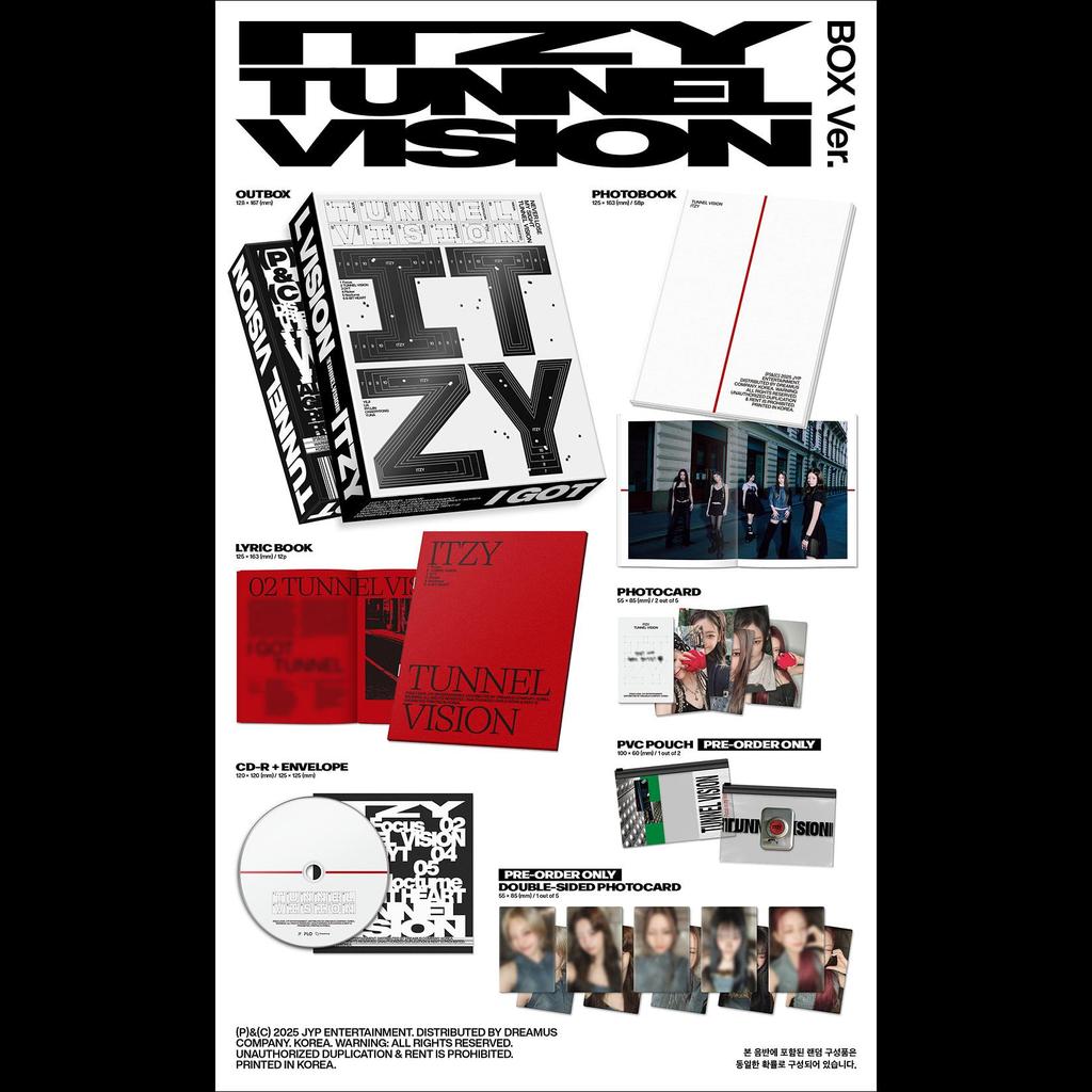[Pre-order] ITZY [TUNNEL VISION] Box Ver. + Free Gift