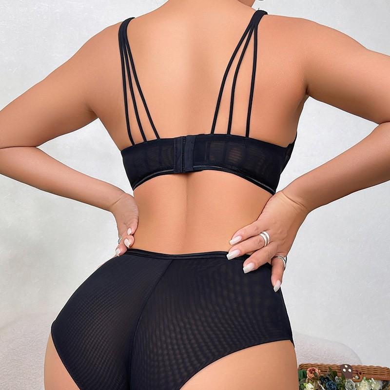 Sexy underwear ultra-thin mesh sandwich soft steel ring large size underwear large chest small breast bra cover