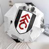 Fulham Football Club Muster, automatischer Klappschirm, tragbares und faltbares Design, 8 Schirmrippen, ein Weihnachts- oder Geburtstagsgeschenk.
