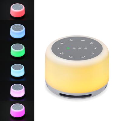 Hot Sale RGB Night Light 24 Soothing Sounds White Noise Machine for Sleeping Portable Sleep Sound Machine for Adults and Baby