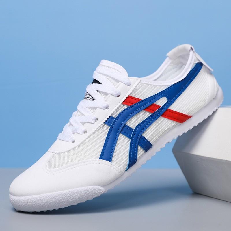 

Повседневная обувь весна 2025 новая сетчатая дышащая обувь Форреста Гампа низкие кроссовки на шнуровке женская обувь 41 белый