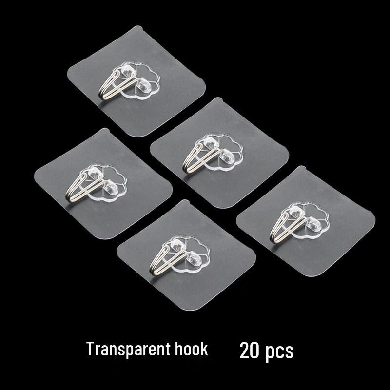 LIEI 20-Hook Strong Adhesive Wall Mount