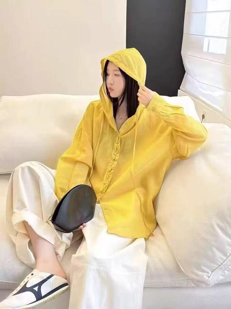 Women's Lightweight Hooded Sunscreen Jacket - Summer 2025